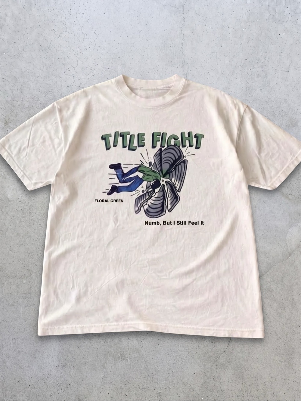 Gildan Title Fight Graphic Tee in White